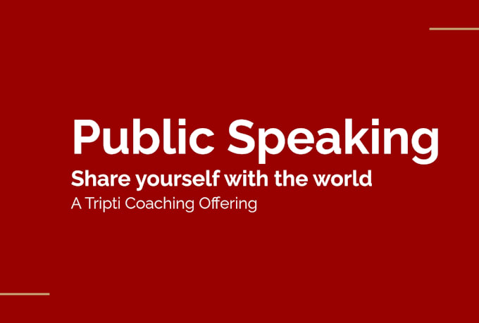 coach you to speak in public with presence, ease, and authenticity
